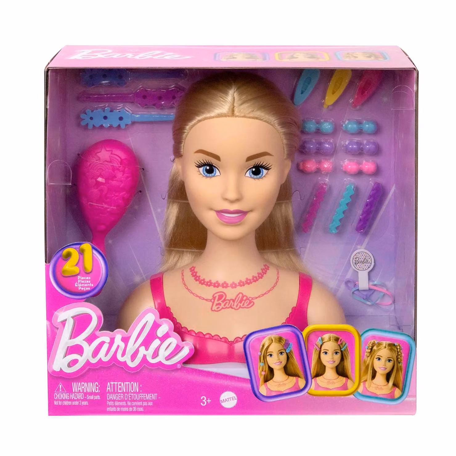 Mattel Barbie Styling Head con capelli biondi e accessori multicolore – 1