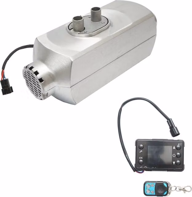 RISCALDATORE D’ARIA RISCALDATORI DA PARCHEGGIO PER L'AUTO RISCALDATORE PER AUTO, RISCALDATORE STAZIONARIO PORTATILE 12-24V, 5KW, display LCD, con telecomando