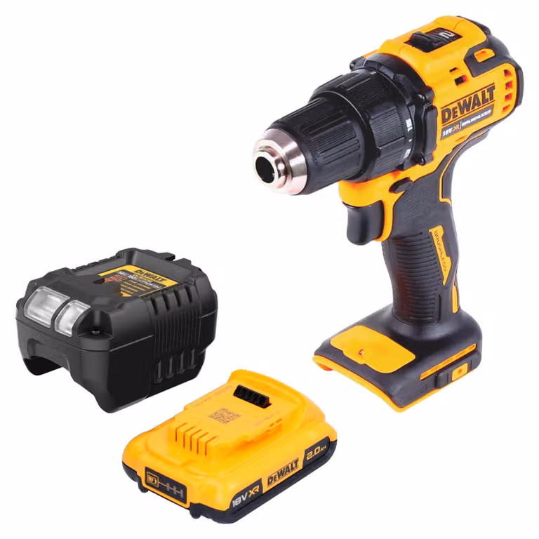 Trapano avvitatore a batteria DeWalt DCD 708 D1 18 V 65 Nm Brushless + 1x batteria 2,0 Ah + caricabatteria