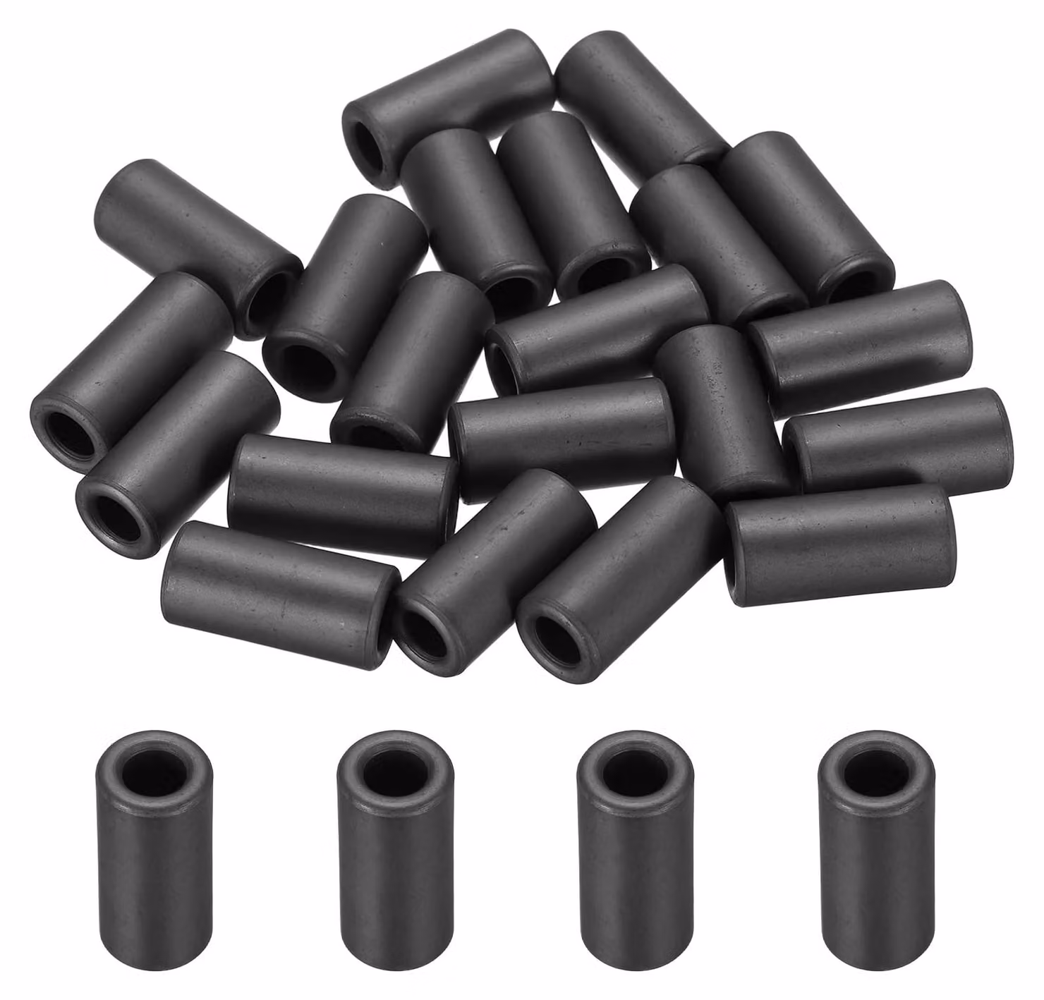 Nuclei toroidali in ferrite, 20 pezzi, dimensioni 12x6,5x25 mm, forma circolare, colore nero