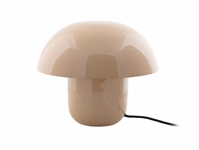 Leitmotiv - Lampada da tavolo Fat Mushroom - Marrone - 29x29x25cm Lampada da tavolo - Lampada da comodino, soggiorno, camera da letto