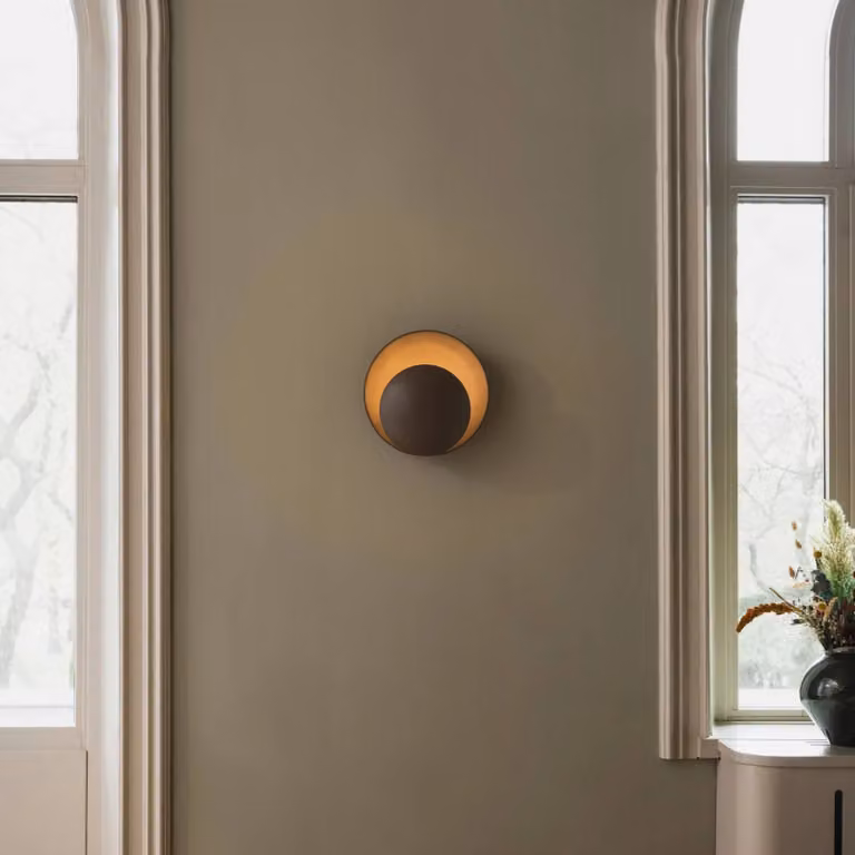 Globen Lighting Applique da parete Orbit, Marrone / Ruggine, Soggiorno / Sala da pranzo, Metallo, Design, Applique