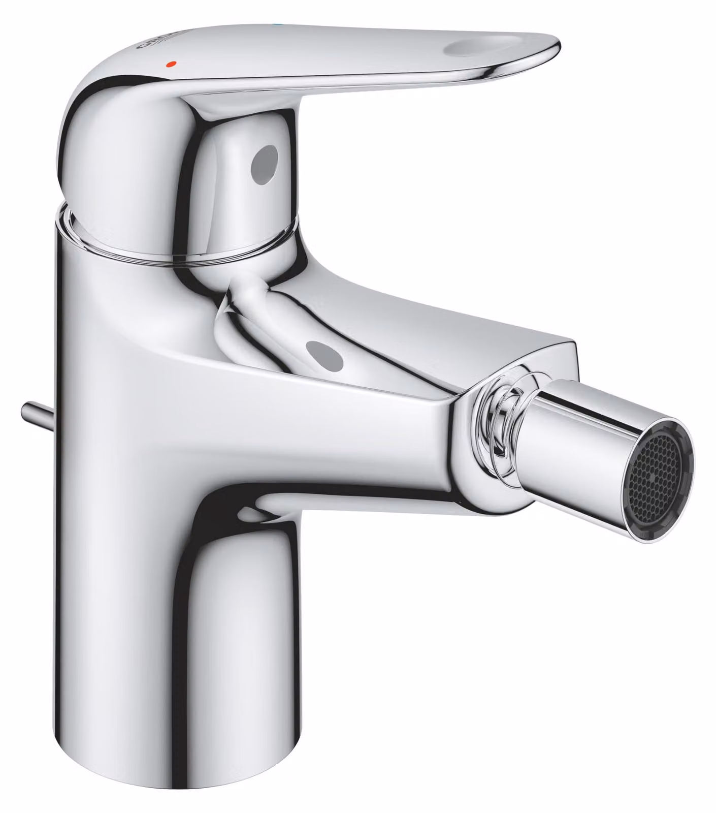 Rubinetto per bidet, a risparmio idrico, 16 cm, cromato, completo di attrezzi per il montaggio