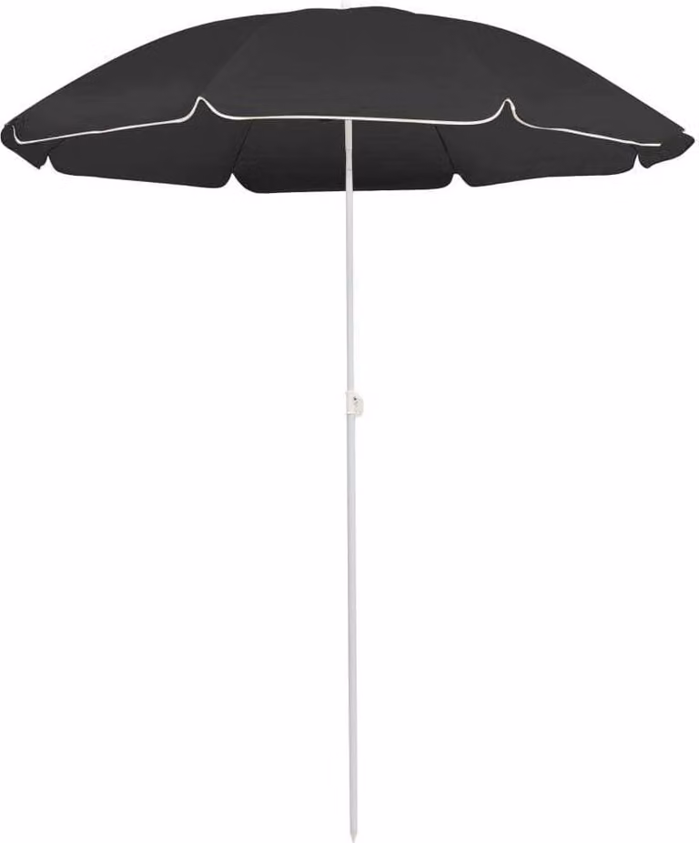 Maison Exclusive - Ombrellone con palo in acciaio antracite, 180 cm