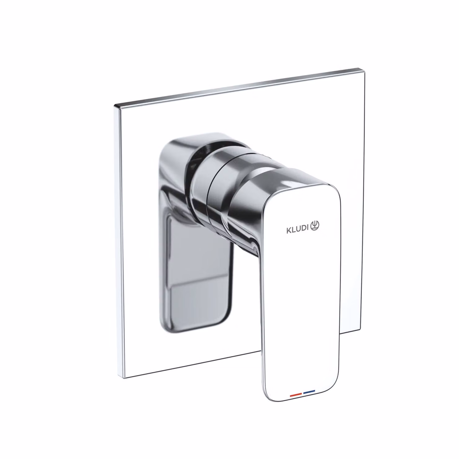 KLUDI PURE&STYLE Mitigeur monocommandé encastré pour douche, montage mural, 28 l/min, 407550575, 407550575