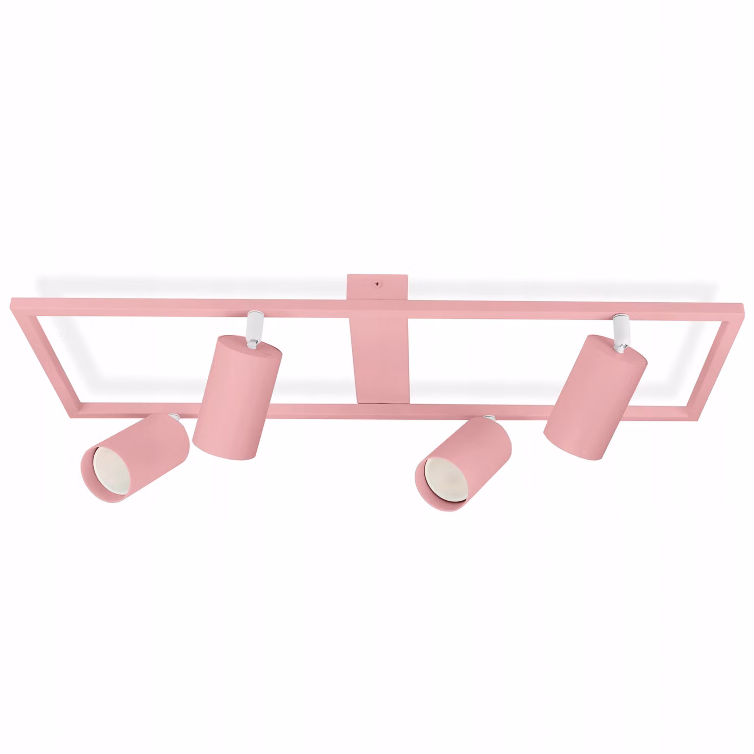 FKL DESIGN Home Lampada da soffitto Deco Lampada da soffitto Lampada per bambini Lampada per bambini a 4 luci GU10 Paralume regolabile Lampada di serie (N975-RS4-R)
