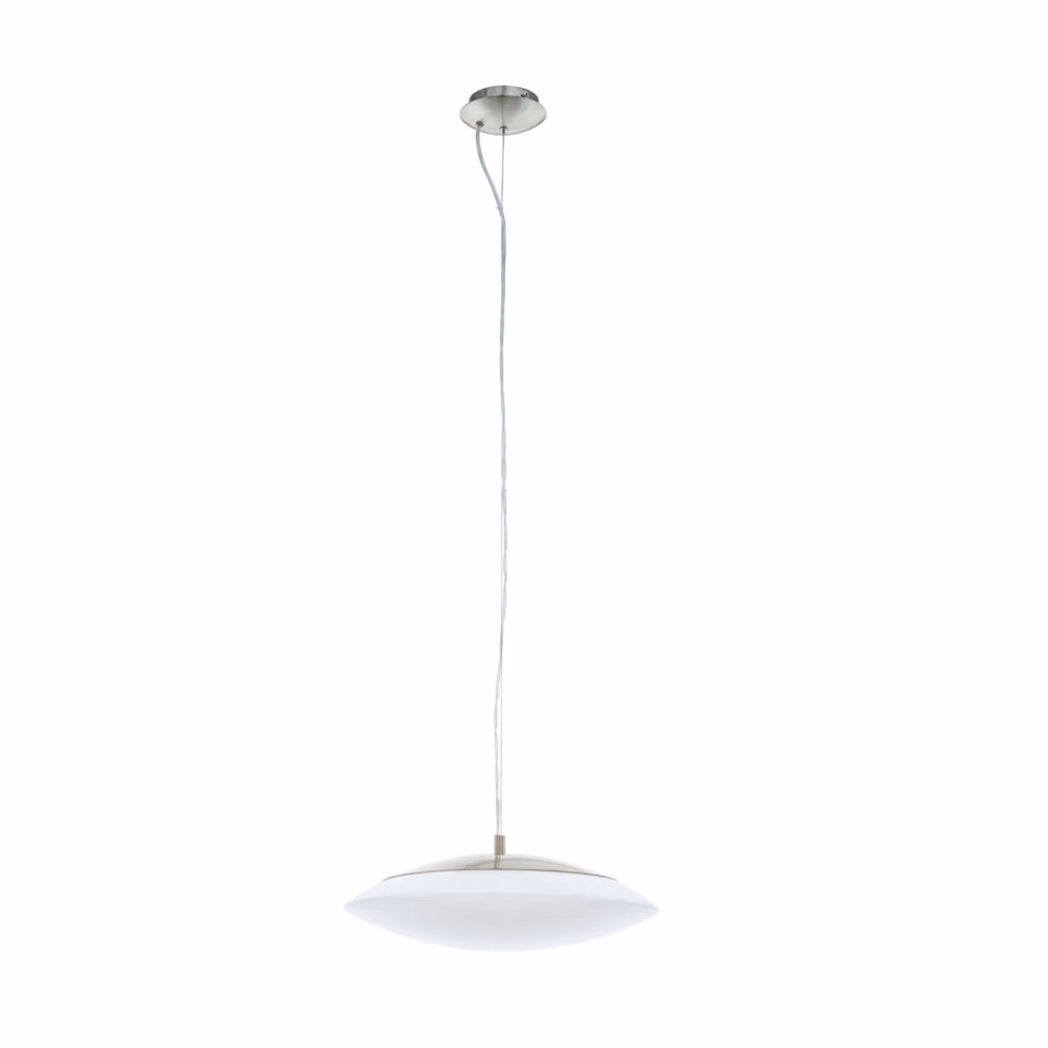 Lampada a sospensione a LED Frattina-C bianca rotonda