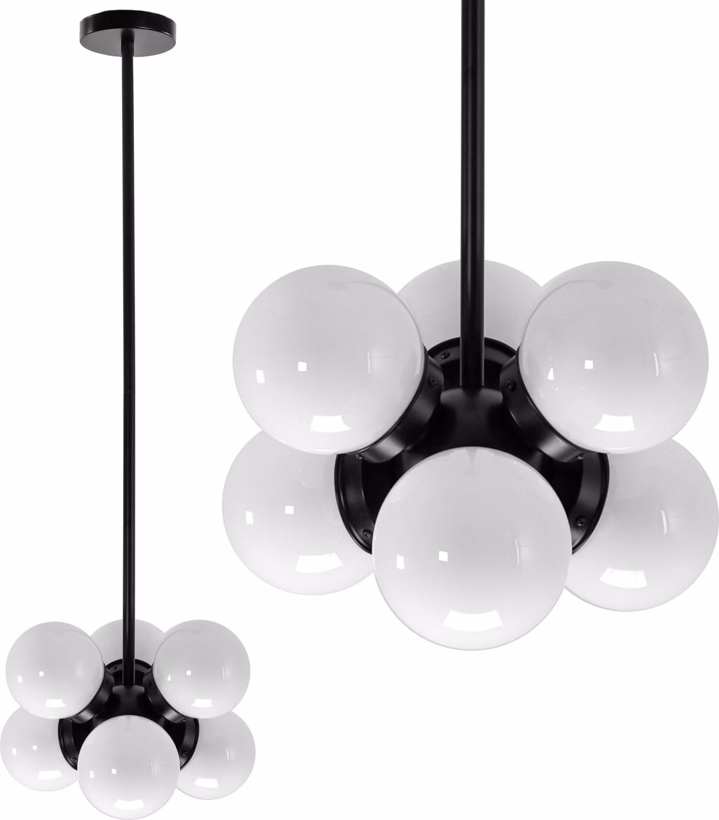Lampada tooLight App904-6Cp Loft Black