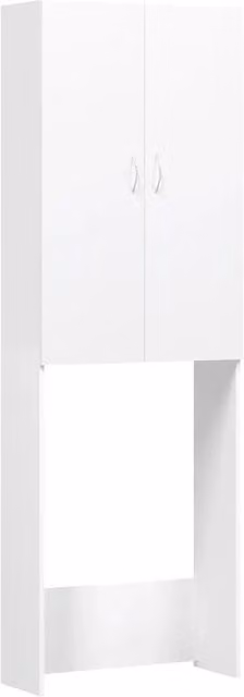 Mobile per lavatrice bianco DESIGN IN con ante a battente per bagno L: 64 cm, P: 25,5 cm, H: 190 cm