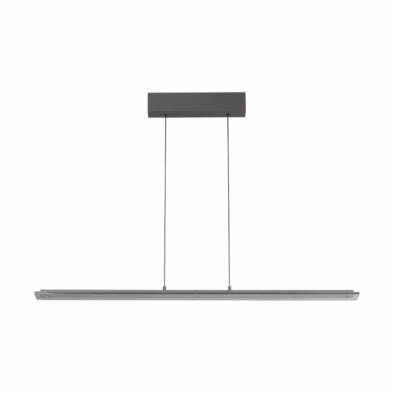 FISCHER & HONSEL Lampada a sospensione Torvi, dimmerabile, Alluminio / Grigio / Zincato, Soggiorno / Sala da pranzo, Metallo, Moderno, Lampada a sospensione