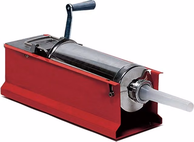 Insaccatrice per salumi Palumbo da 8 kg in acciaio inox e metallo, colore rosso