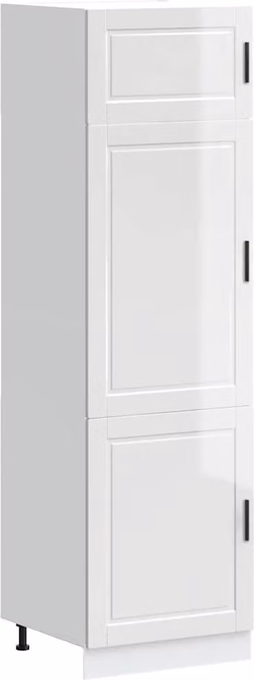 Armadio da Cucina Porto Bianco Lucido in Legno Multistrato