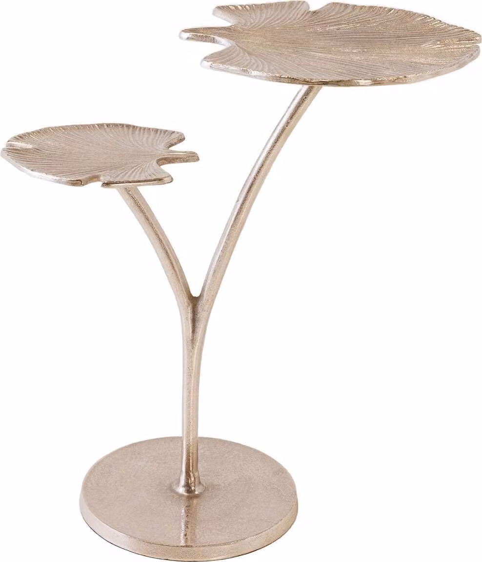 Tavolino da 55 cm, design argento, moderno, per soggiorno - ACQUISTA ORA