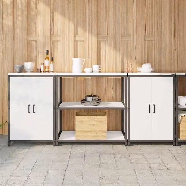 Set di Stoccaggio per Cucina HATTEM 3 pz Bianco 3392667