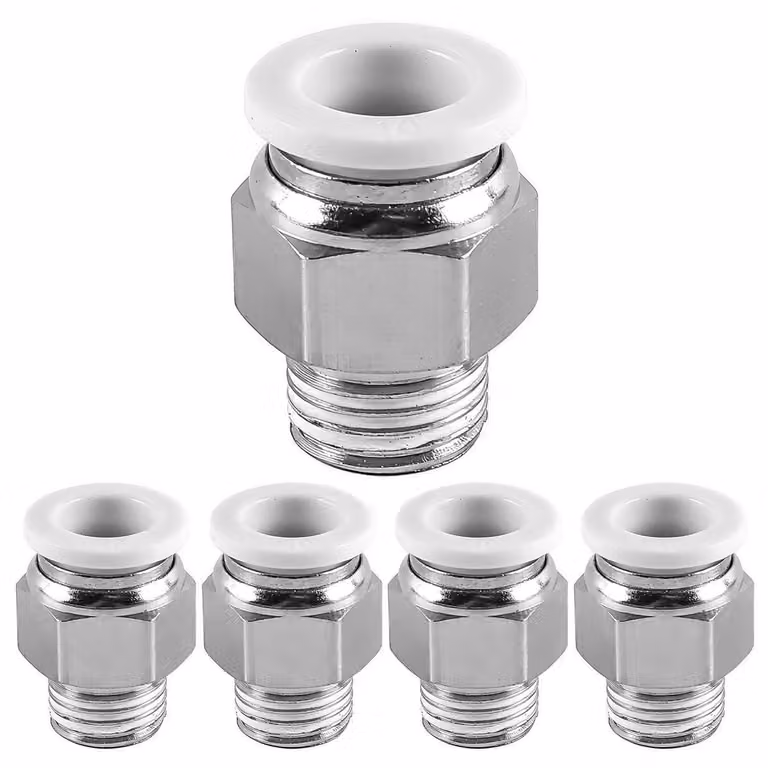 Connettori a vite a innesto PC10-02, confezione da 5 pezzi, in ottone, per cavi da 10 mm