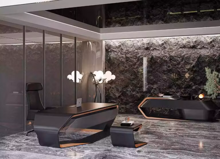 Designer Modern Couchtisch Tisch Büroeinrichtung Arbeitszimmer Holzmöbel