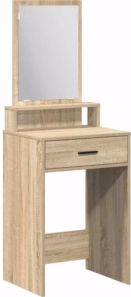 Tavolo da Trucco con cassetto Rovere Sonoma 50 x 41 x 140 cm
