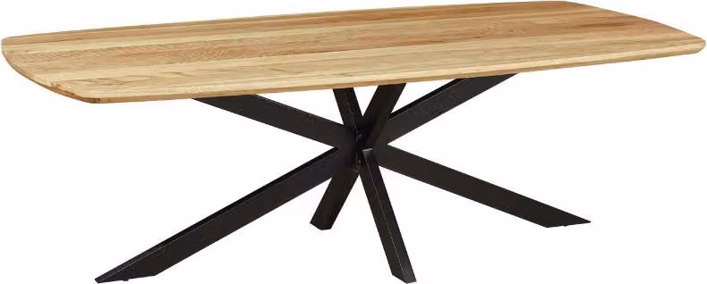 In And OutdoorTavolo da pranzo Serino - 220x110x76cm - Rovere - Rettangolare - Moderno - Tavolo da sala da pranzo