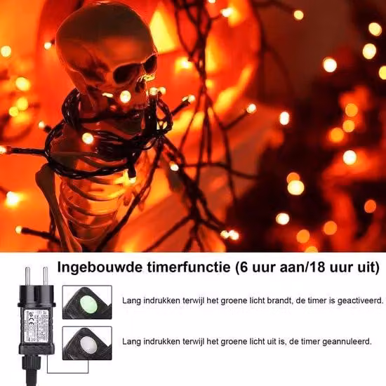 Striscia LED 40 m, 400 luci, 8 modalità, impermeabile, per interni ed esterni