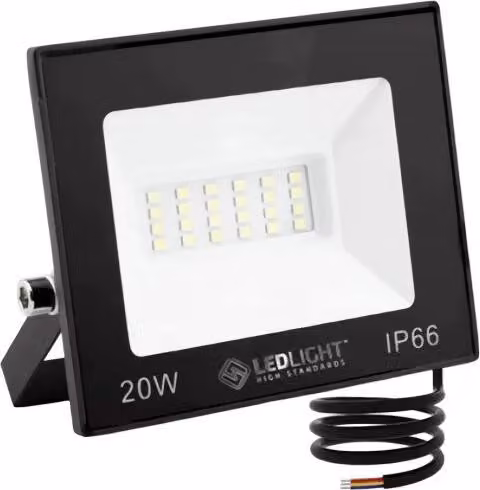 LedLight 2709 Faretto alogeno a LED, IP66, bianco freddo, 1600 lm, 20 W