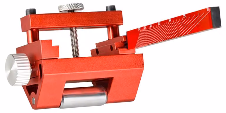 Affilatore regolabile per matite, utensile per la lavorazione del legno, dispositivo di affilatura, regolazione della morsa, bordi inclinati, supporto per il fissaggio di scalpelli da legno