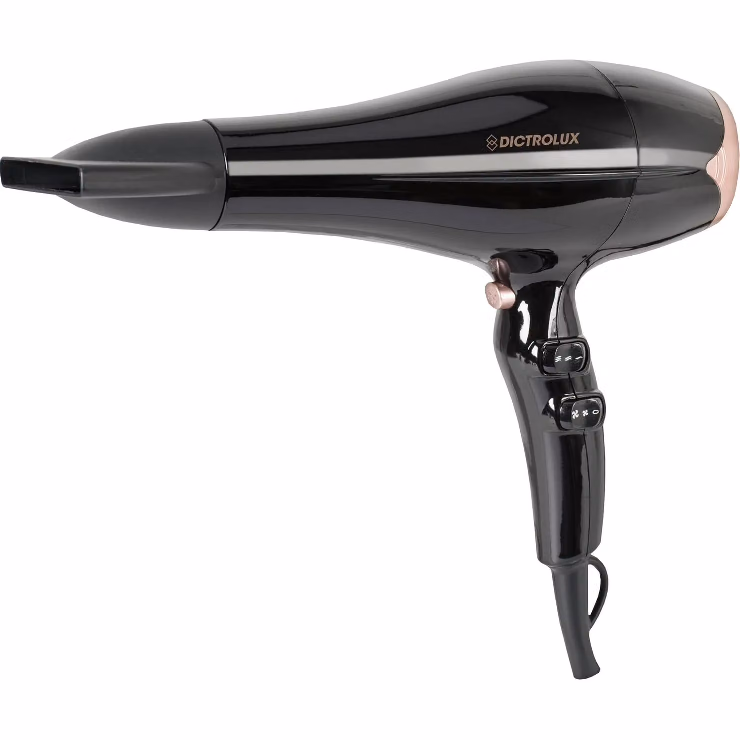 Asciugacapelli Phon DICTROLUX 2200 Watt Gold Glossy e Black L/P/H: 28,0 x 24,5 x 10,0 cm – 1