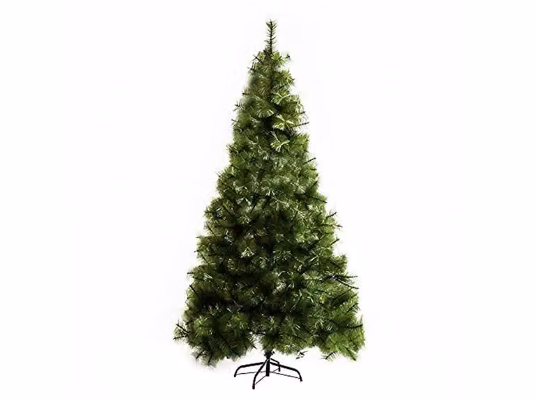 Albero di Natale artificiale 830-137, 505 rami spessi, autentico, con supporto in metallo, PET, verde, 90 x 210 cm