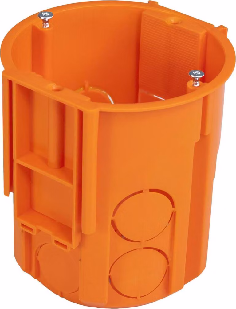 Scatola di commutazione a incasso Scatola di giunzione Ø 60 x 80 mm, extra profonda ed estensibile