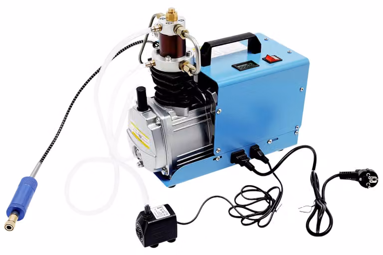 Compressore ad aria ad alta pressione, 1800 W, 22 l/min, blu, UE