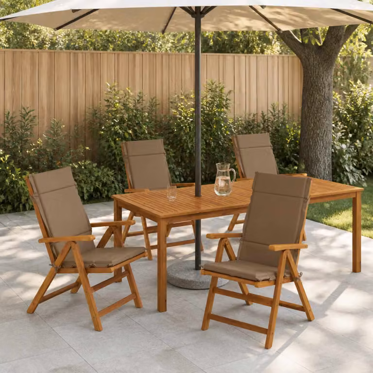 vidaXL Cuscini per Sedia Alta in 6 Pezzi GEMERT 6 pcs 100% Poliestere