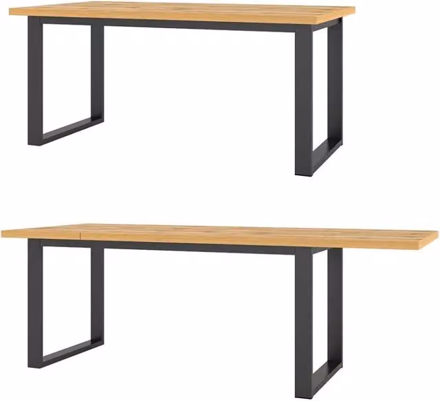 Tavolo allungabile per sala da pranzo MILO 170-220cm, colore rovere