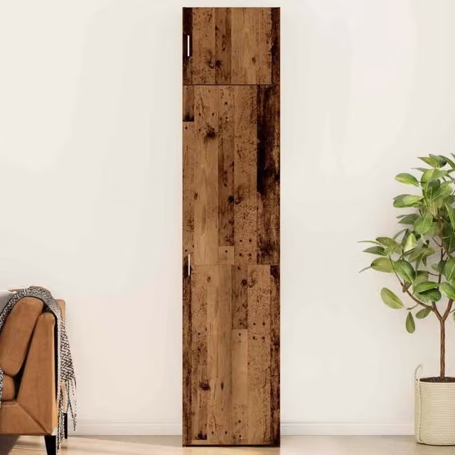 Credenza 2 pz Legno vecchio 50 x 41 x 225 cm 3394560