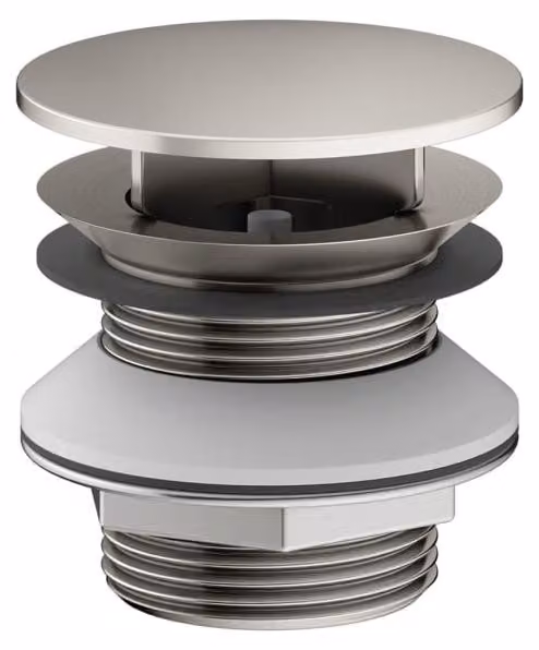KEUCO Valvola a stelo Keuco 1 1/4Zx60x50mm nichel spazzolato