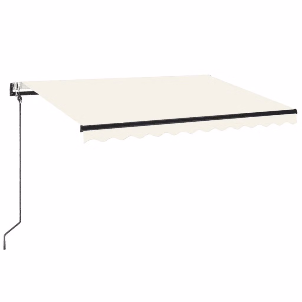 Tenda Automatica VIDAXL con Sensore Vento, LED e Telecomando in Poliestere e Alluminio, L: 350 cm, P: 250 cm, Colore Beige o Antracite – 2