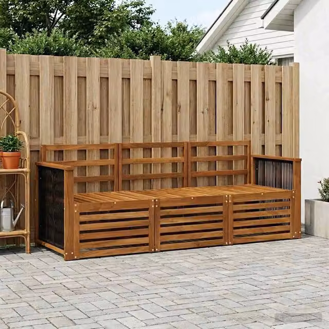 Set divani 3 pz Legno di Acacia Massello 3383960