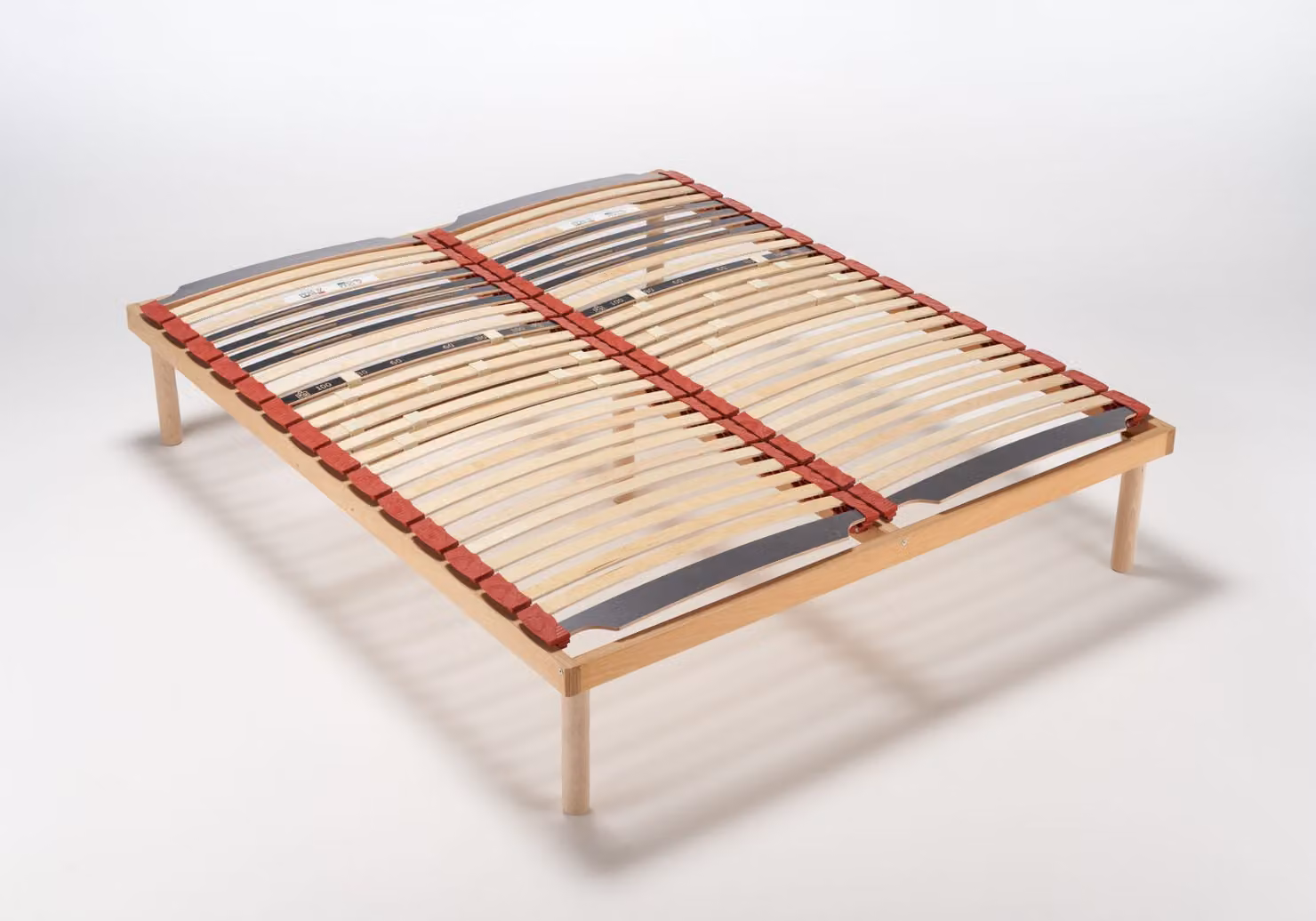 Rete in legno di faggio fissa Lemon 160x195 cm