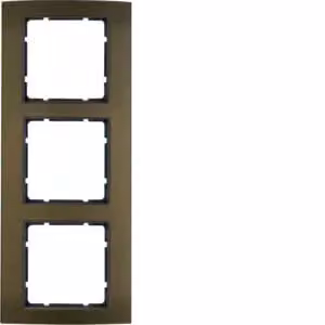 Berker 10133001 Cornice in alluminio, marrone/antracite Berker B.3