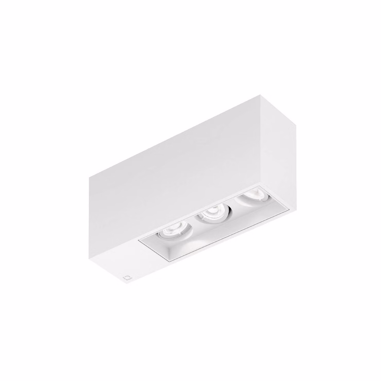 Wever & Ducré Lighting Faretto da incasso Plano petit 3.0, dimmerabile, Bianco / Opale, Corridoio, Alluminio, Moderno, Plafoniera