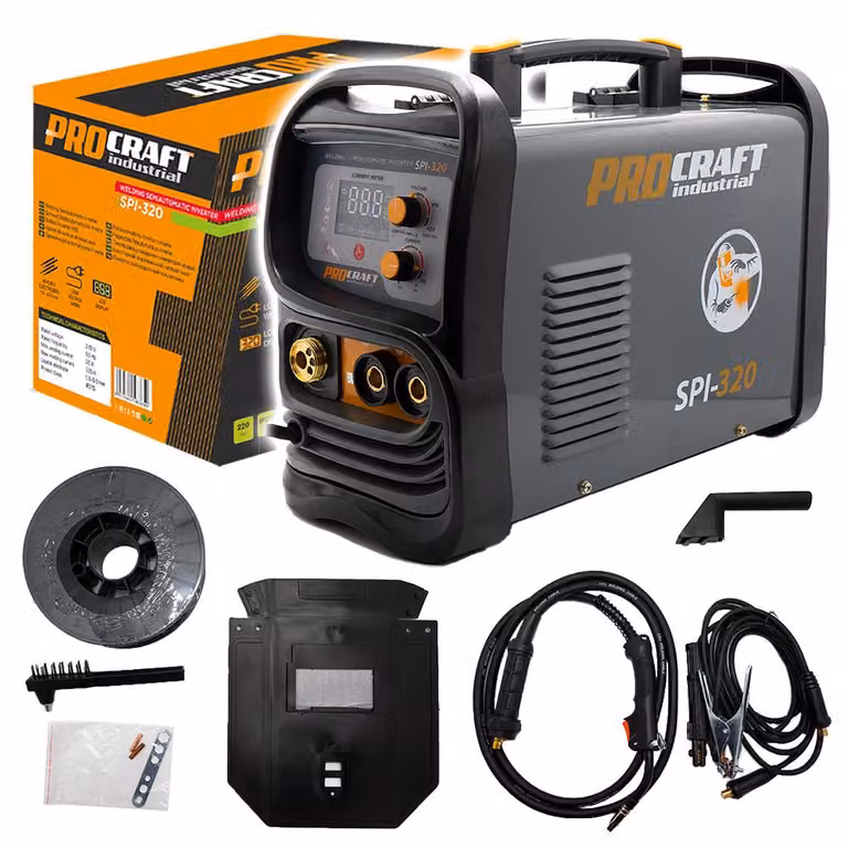Inverter di saldatura semiautomatico (CO2) MIG/MAG, MMA Procraft SPI-320 (20-160A)