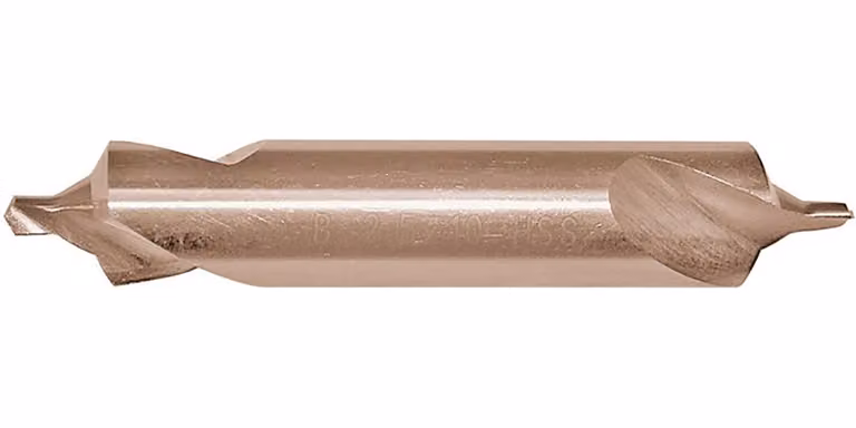 Trapano centrale, formato DIN 333, acciaio rapido (HSS), forma a 120 gradi, diametro 5 mm