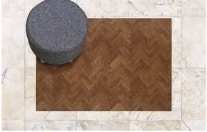 Copripavimento in PVC Idroweb Modern Corallo Marrone Spessore: 0,80 mm Superficie: 80 Mq