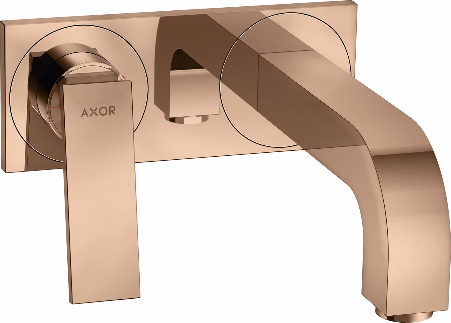 hansgrohe AXOR Citterio Mitigeur de lavabo, encastré, saillie 220mm, garniture découlement non verrouillable, avec plaque, 39119300, 39119300