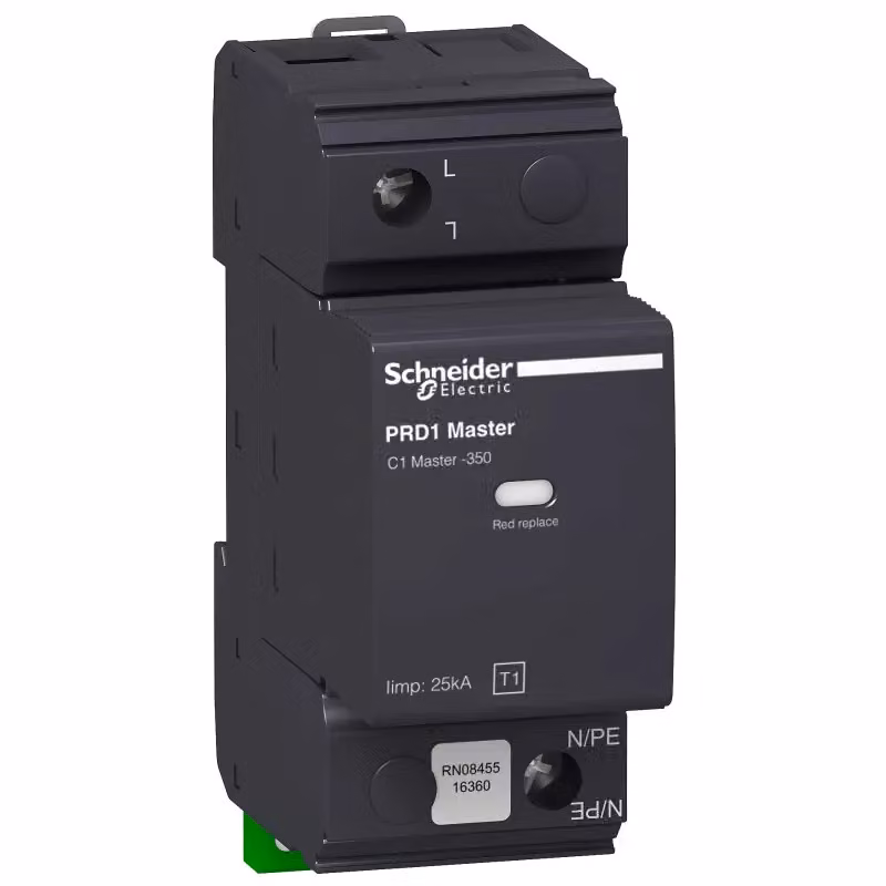Schneider Electric Scaricatore di sovratensioni TIPO 1 PRD1 Master 1P, Uc 350 V 16360