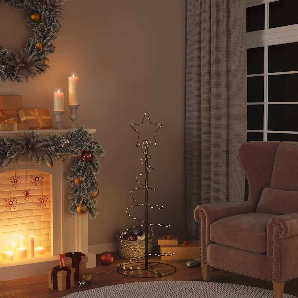 Maison Exclusive - Albero di Natale LED 80 LED bianco caldo 120 cm