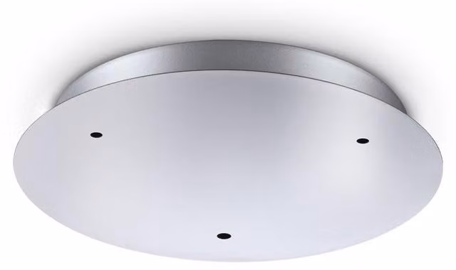 Rosone D300 3 Fori Collezione ROSONE Cromo 30 Cm Ideal Lux