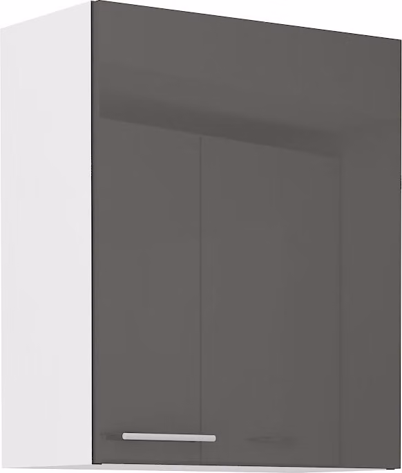 Armadietto superiore da cucina LAJLA - larghezza 60 cm, grigio / bianco
