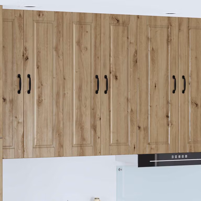 vidaXL Armadietto a muro PORTO moderno in legno marrone L: 60 cm, P: 31 cm, H: 100 cm
