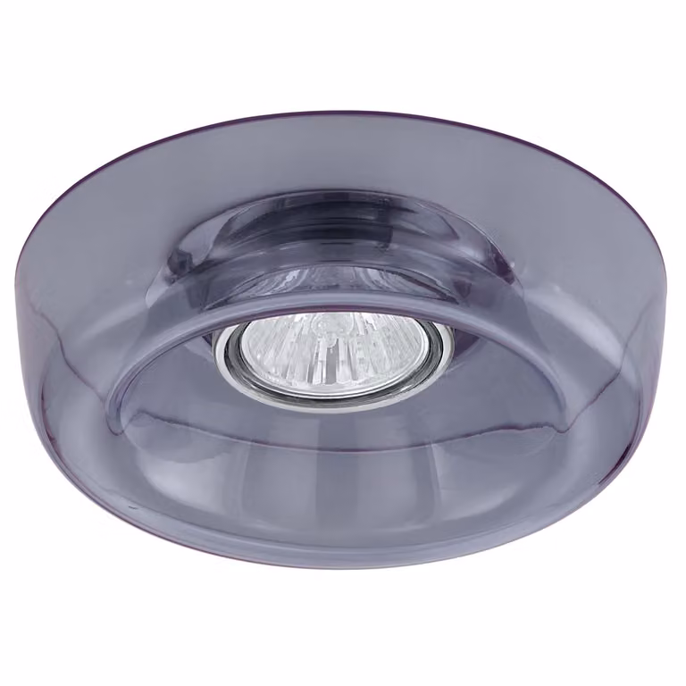 Tortoli / Luce da incasso / Ø 15 cm / Nero-trasparente