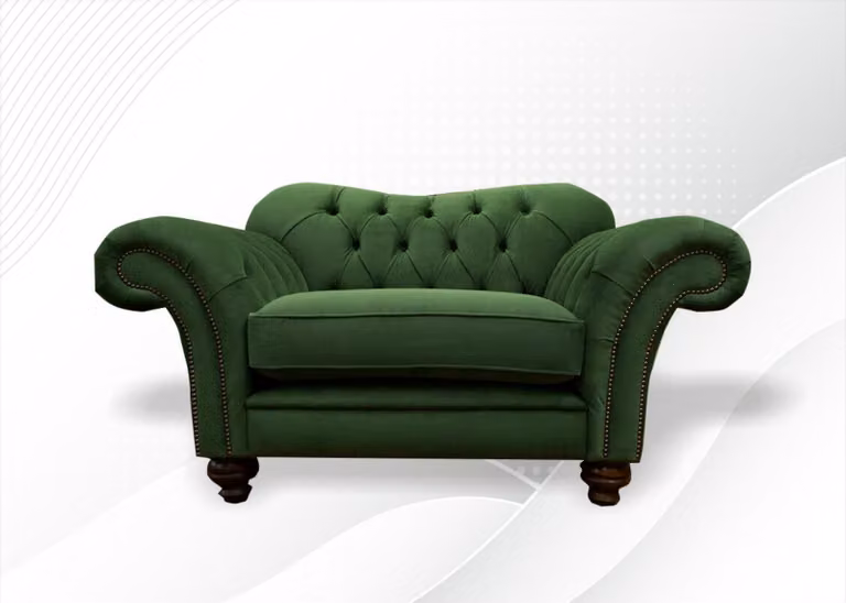 Design Sofa Sessel Couch Polster Luxus 1 Sitzer Samt Leder Einsitzer