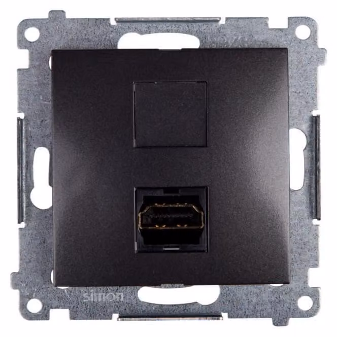 Presa HDMI singola Simon 54 modulo premium antracite